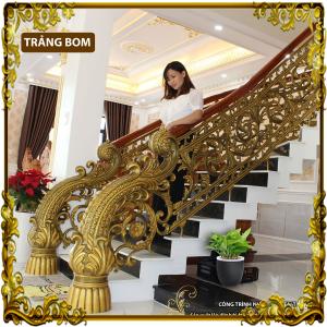 Công trình lan can cầu thang nhôm đúc siêu đẹp tại Trảng Bom Đồng Nai